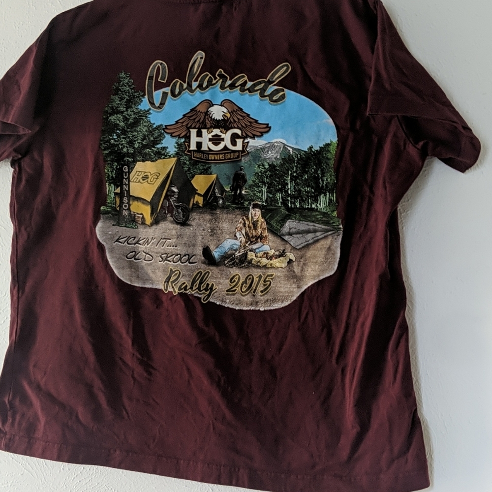 HOG Rally 2015 t-shirt. NWOT - Picture 4 of 5